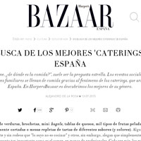 Libélula Catering Madrid en Harpers Bazaar